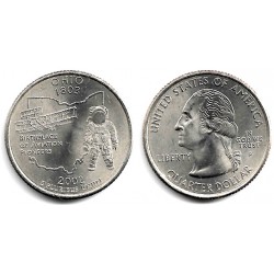 (332) Estados Unidos de América. 2002(P). Quarter Dollar (SC) Ohio