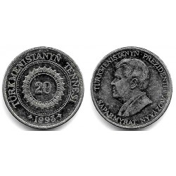 (4) Turkmenistán. 1993. 20 Tenge (SC-)