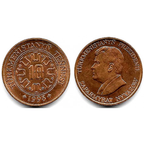 (3) Turkmenistán. 1993. 10 Tenge (SC)
