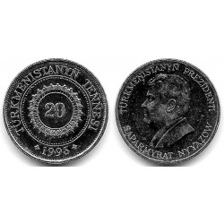 (4) Turkmenistán. 1993. 20 Tenge (SC)