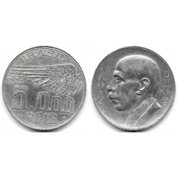(543) Brasil. 1936. 5000 Reis (MBC+) (Plata)