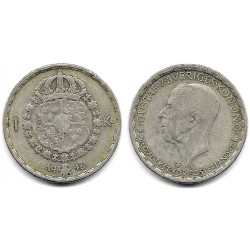 (814) Suecia. 1946. 1 Krona (BC) (Plata)