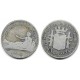 Gobierno Provisional. 1869. 1 Peseta (BC-) (Plata) Ceca de Madrid SN-M