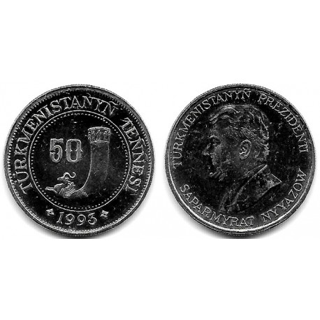 (5) Turkmenistán. 1993. 50 Tenge (SC)
