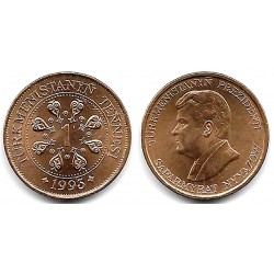 (1) Turkmenistán. 1993. 1 Tenge (EBC)