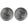 (425) Estados Unidos de América. 2008(D). Quarter Dollar (SC) Hawaii