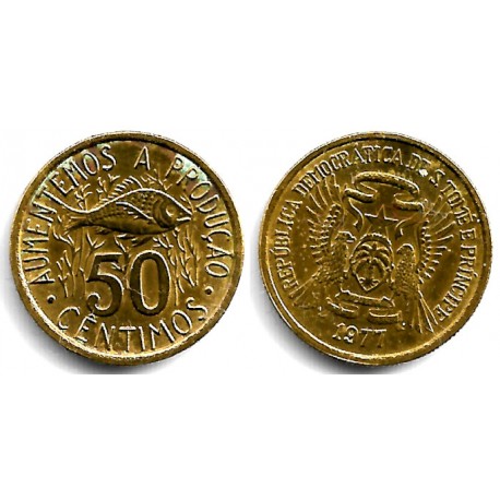 (25) Santo Tomé y Principe. 1977. 50 Céntimos (MBC)