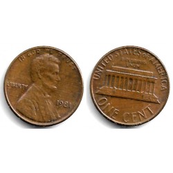 (201) Estados Unidos de América. 1981. 1 Cent (MBC)