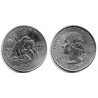 (424) Estados Unidos de América. 2008(D). Quarter Dollar (SC) Alaska
