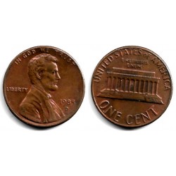 (201) Estados Unidos de América. 1985(D). 1 Cent (MBC)