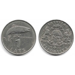 (12) Letonia. 1992. 1 Lats (MBC)