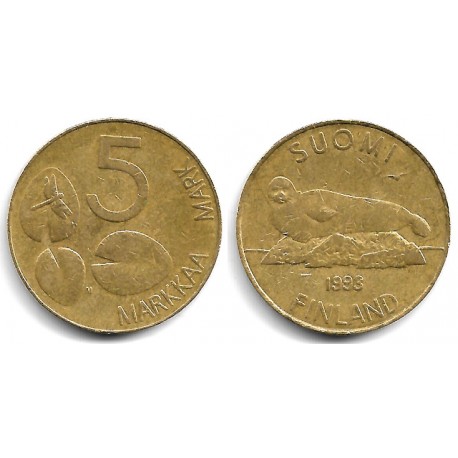 (73) Finlandia. 1993. 5 Markkaa (MBC)