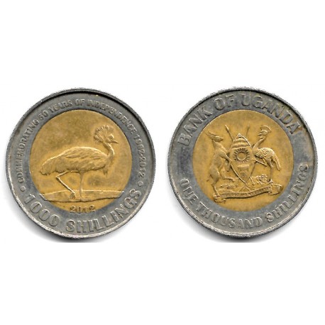 (278) Uganda. 2012. 1000 Shillings (BC+)