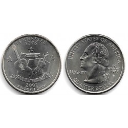 (331) Estados Unidos de América. 2002(P). Quarter Dollar (SC) Tennesse