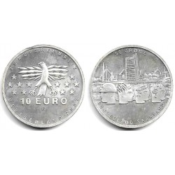 Alemania. 2007(G). 10 Euro (EBC+) (Plata)