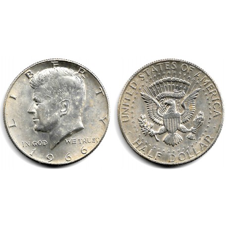 (202a) Estados Unidos de América. 1966. Half Dollar (EBC) (Plata)