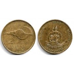 (4) Vanuatu. 1990. 2 Vatu (BC)