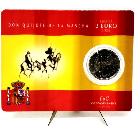 España. 2005. Cartera 2 Euro (SC) Don Quijote de la Mancha