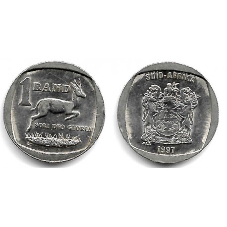 (164) Sudáfrica. 1997. 1 Rand (MBC)