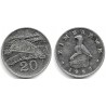 (4) Zimbabue. 1997. 20 Cents (EBC)