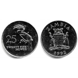 (29) Zambia. 1992. 25 Ngwee (SC)