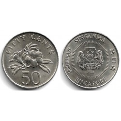 (53.1) Singapur. 1988. 50 Cents (SC)