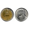 (Y114) Tailandia. 2520. 2 Baht (MBC+) Manchada