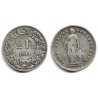 (21) Suiza. 1911B. 2 Francs (BC+) (Plata)