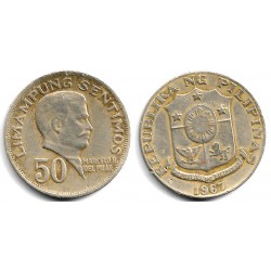 (200) Filipinas. 1967. 50 Sentimo (MBC-)