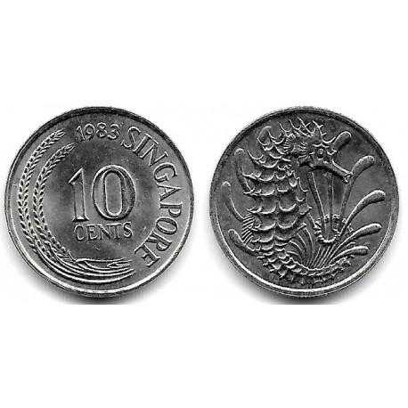 (3) Singapur. 1983. 10 Cents (SC)