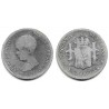 Alfonso XIII. 1891*(-----). 1 Peseta (RC+) (Plata) Ceca de Madrid PG-M