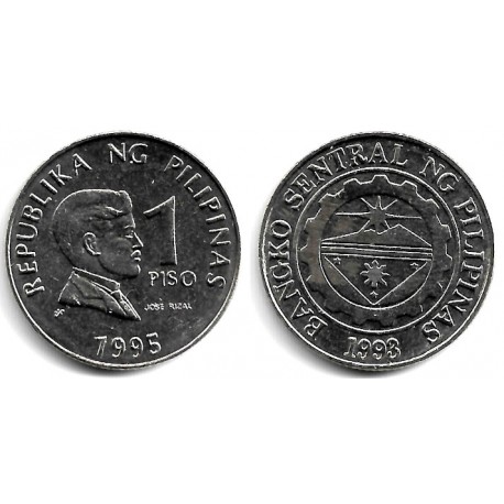 (269) Filipinas. 1995. 1 Piso (EBC)