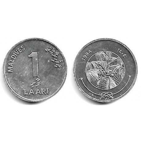 (68) Maldivas. 1984. 1 Laari (SC)