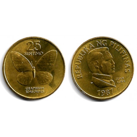 (241.1) Filipinas. 1981. 25 Sentimo (SC)