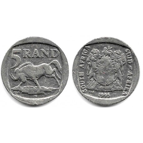 (140) Sudáfrica. 1995. 5 Rand (MBC)