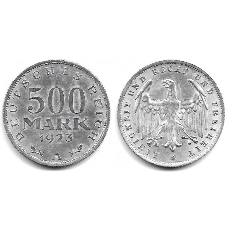 (36) Imperio Alemán (Weimar). 1923(A). 500 Mark (MBC+)