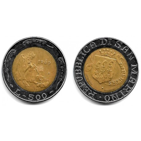 (239) San Marino. 1989. 500 Lira (MBC)