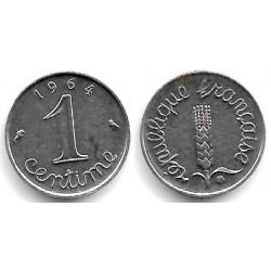 (928) Francia. 1964. 1 Centime (SC-)