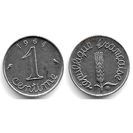 (928) Francia. 1964. 1 Centime (SC-)