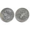 Alfonso XII. 1883*(18-83). 2 Pesetas (BC) (Plata) Ceca de Madrid MS-M