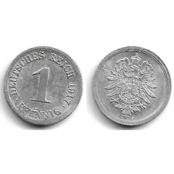 (24) Imperio Alemán. 1917(J). 1 Pfennig (MBC+)