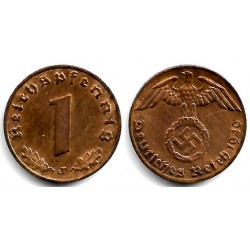 (89) Alemania (III Reich). 1940(J). 1 Reichspfennig (EBC)