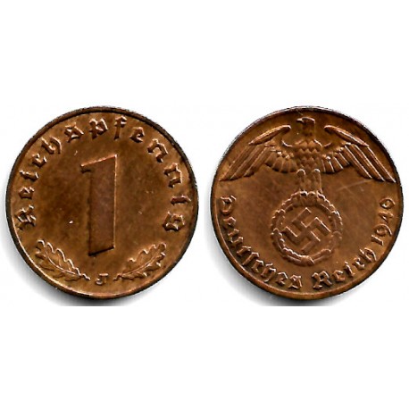 (89) Alemania (III Reich). 1940(J). 1 Reichspfennig (EBC)