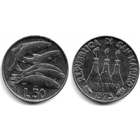 (45) San Marino. 1975. 50 Lira (SC)