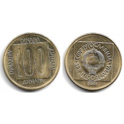 (134) Yugoslavia. 1989. 100 Dinara (SC-)