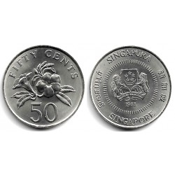 (53.1) Singapur. 1988. 50 Cents (SC)