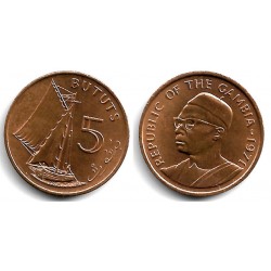 (9) Gambia. 1971. 5 Bututs (EBC)