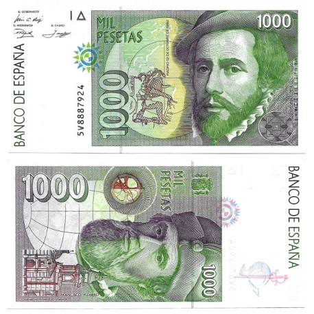 España. 1992. 1000 Pesetas (EBC+) Serie 5V