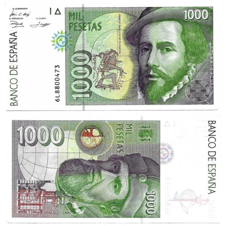 España. 1992. 1000 Pesetas (EBC+) Serie 6L