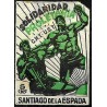 Viñeta Política. Solidaridad Proletaria. Santiago de la España. 5 Céntimos (Nuevo, con señal de fijasellos)